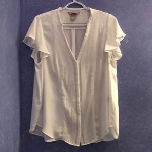 Pretty white summer blouse